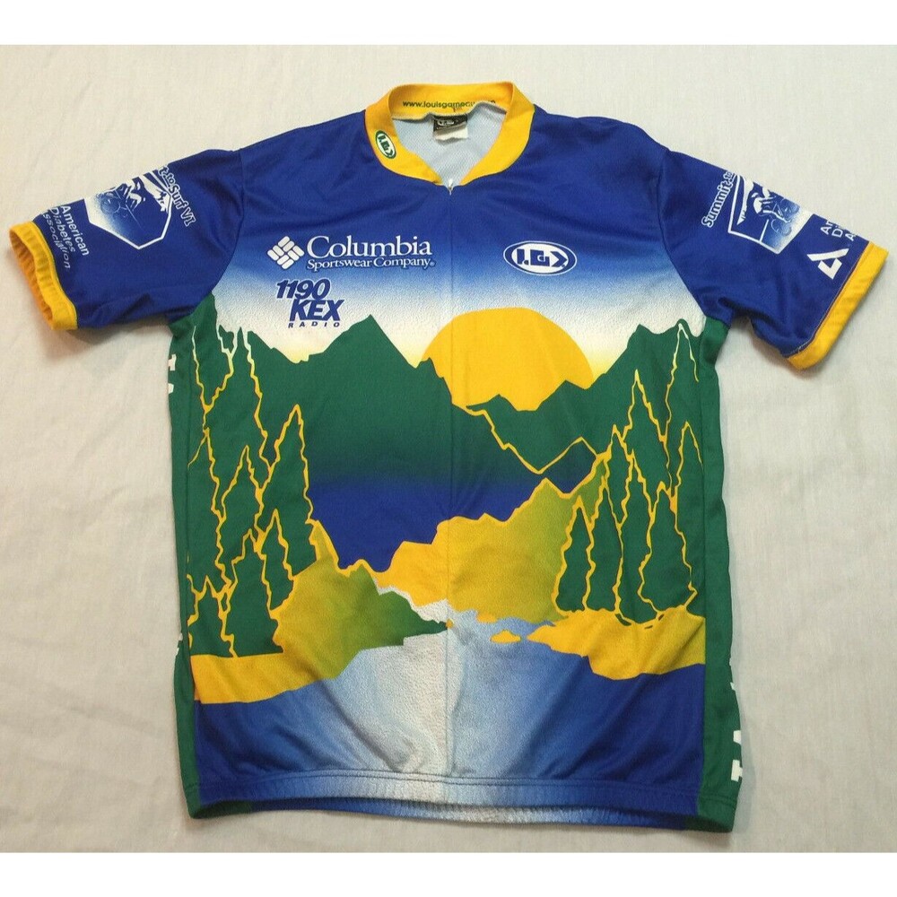 LOUIS GARNEAU MENS CYCLING JERSEY SIZE XL